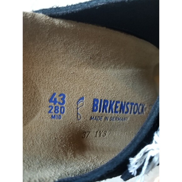 Birkenstock Arizona Sandals Black Suede 10 - Picture 4 of 8